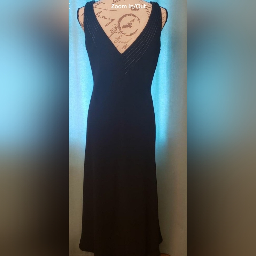 Jones New York Black Backless Dress